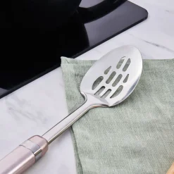 Karaca Mastermaid Rillen Servierlöffel Rosegold