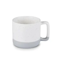 Karaca Maybel Tasse, Weiß Grau, 400 ml