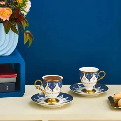 Karaca Merve 2-teiliges Kaffeetassenset für 2 Personen, 100 ml