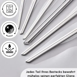 Karaca Midway Besteckset, 84 teilig, 12 Personen