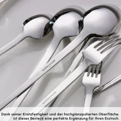 Karaca Midway Besteckset, 84 teilig, 12 Personen