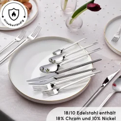 Karaca Midway Besteckset, 84 teilig, 12 Personen
