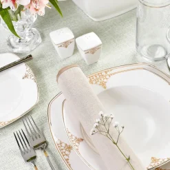 Karaca Milena Gold 60-teiliges Tafelservice für 12 Personen