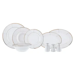 Karaca Millie New Generation Bone Geschirr-Set 56 teiliges für 12 Personen