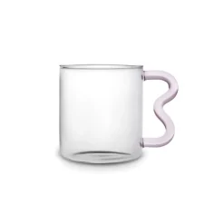 Karaca Miracle Tasse, Rosa Henkel im Zickzack