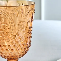 Karaca Moise Acryl Weinglas, 450 ml, Orange