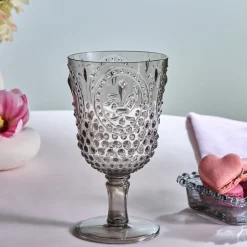 Karaca Moise Acryl Weinglas, 450 ml, Anthrazit