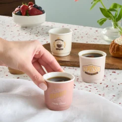 Karaca Monet Soft Espressotassen-Set, 4 Personen, 4-teilig, 90 ml