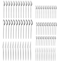 Karaca Moongate 316+ 84-Teiliges Premium Besteckset für 12 - In Box