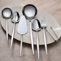 Karaca Moongate 7-teiliges Servierset, Silber