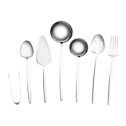 Karaca Moongate 7-teiliges Servierset, Silber