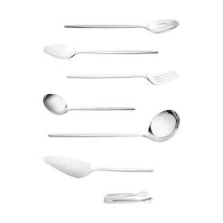 Karaca Moongate 7-teiliges Servierset, Silber