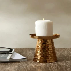 Karaca Moroccan Kerzenständer Gold 10x10x13 cm