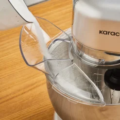 Karaca Multicast Plus Gießen Hackfleisch Mahlen / Wurst Wurst / Kibbeh / Cookie Apparat Teig Kneten Maschine Silber 5Lt