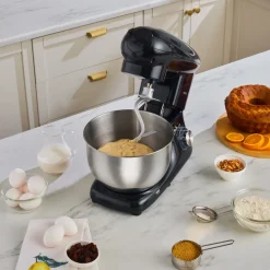 Karaca Multichef Standmixer Shiny Black Küchenchef 1900 W 5,5 l (mit Hackfleisch-/Sucuk-Wurst-/Fleischklößchenaufsatz)