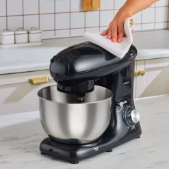 Karaca Multichef Standmixer Shiny Black Küchenchef 1900 W 5,5 l (mit Hackfleisch-/Sucuk-Wurst-/Fleischklößchenaufsatz)