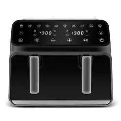 Karaca Multifry XXXL 9 Liter Airfryer Mit Einer Kammer, Trennwand und Glasfenster