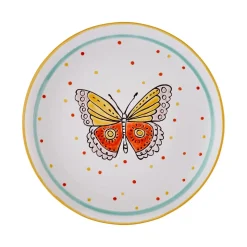 Karaca Nabi für 6 Personen Frühstücksset und Servierschalen, 26 Teilig, New Generation Bone