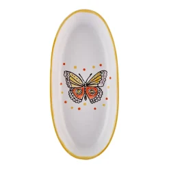 Karaca Nabi für 6 Personen Frühstücksset und Servierschalen, 26 Teilig, New Generation Bone