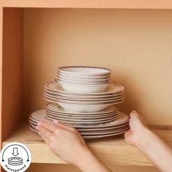 Karaca Nakkaş Porzellan-Geschirrset für 6 Personen, 24 teilig