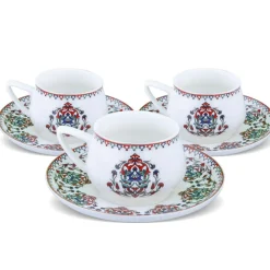 Karaca Nakkaş 12-teiliges Espressotassen-Set für 6 Personen