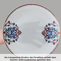 Karaca Nakkaş 26-teiliges 6-Personen Frühstücksset