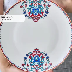 Karaca Nakkaş 26-teiliges 6-Personen Frühstücksset