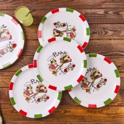 Karaca Napoly 5-teiliges 4-Personen Pizza-Set