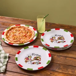 Karaca Napoly 5-teiliges 4-Personen Pizza-Set