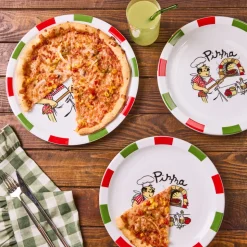 Karaca Napoly 5-teiliges 4-Personen Pizza-Set