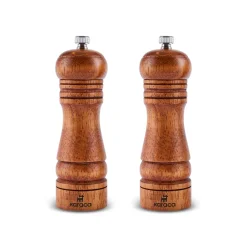 Karaca Naturegrind 2-teiliges Holz Gewürzmühle Set