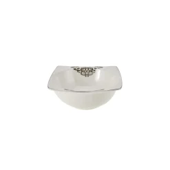 Karaca Nazende Cream 60-teiliges Tafelservice für 12 Personen Eckig