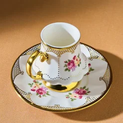 Karaca Nermin 2-teiliges Kaffeetassenset für 2 Personen, 85 ml