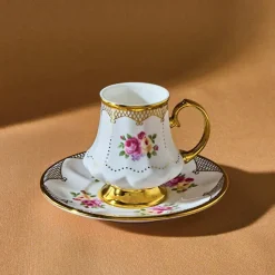 Karaca Nermin 2-teiliges Kaffeetassenset für 2 Personen, 85 ml