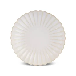 Karaca New Daisy Pasta-Schale aus Steinzeug mit Reaktivglasur, 22,5 cm, Weiß