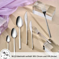 Karaca New Everest Elegance Besteckset für 12 Personen, 84-teiliges
