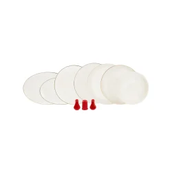 Karaca New Noble Red 58-Teiliges Geschirrset Für 12 Personen