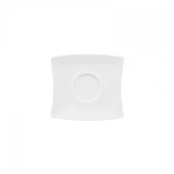 Karaca New Perfect White für 6 Personen Quadrat Frühstücksset und Servierschalen, 26 Teilig