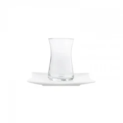 Karaca New Perfect White für 6 Personen Quadrat Frühstücksset und Servierschalen, 26 Teilig