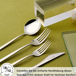 Karaca New Porto 12-Personen 84-Teiliges Besteckset