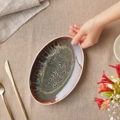 Karaca New White Galactic 24 cm Servierplatte