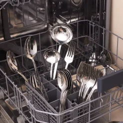 Karaca Nil Elegance Besteckset für 12 Personen, 91 Teilig , Silber