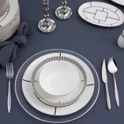 Karaca Noir 56-teiliges Geschirrset für 12 Personen