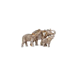 Karaca Nova (Elephant Family) Elefantenfamilie Ornament/Dekorationsobjekt 33,5x18 cm