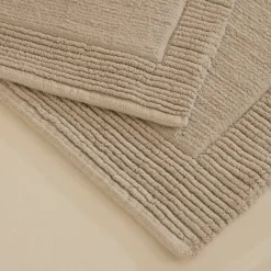 Karaca Odetta Badematten-Set, 60x90 cm + 40x60 cm, Ecru