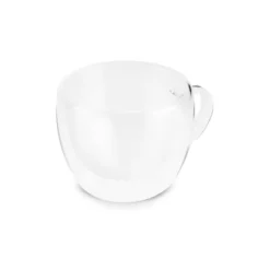 Karaca Olivia 6-teiliges doppelwandiges Espresso- und türkisches Kaffeetassen-Set für 6 Personen, 80 ml, klar