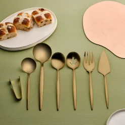 Karaca Orion Matte Gold 7-Teiliges Servierset