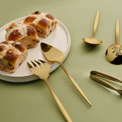 Karaca Orion Matte Gold 7-Teiliges Servierset