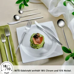 Karaca Orion Platin 12-Personen 84-Teiliges Besteckset
