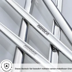Karaca Orion Platin 12-Personen 84-Teiliges Besteckset